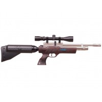 Kral Puncher NP-02 PCP Pre Charged Air Rifle .22 calibre 12 shot NP02 and free hard case Marine WALNUT STOCK